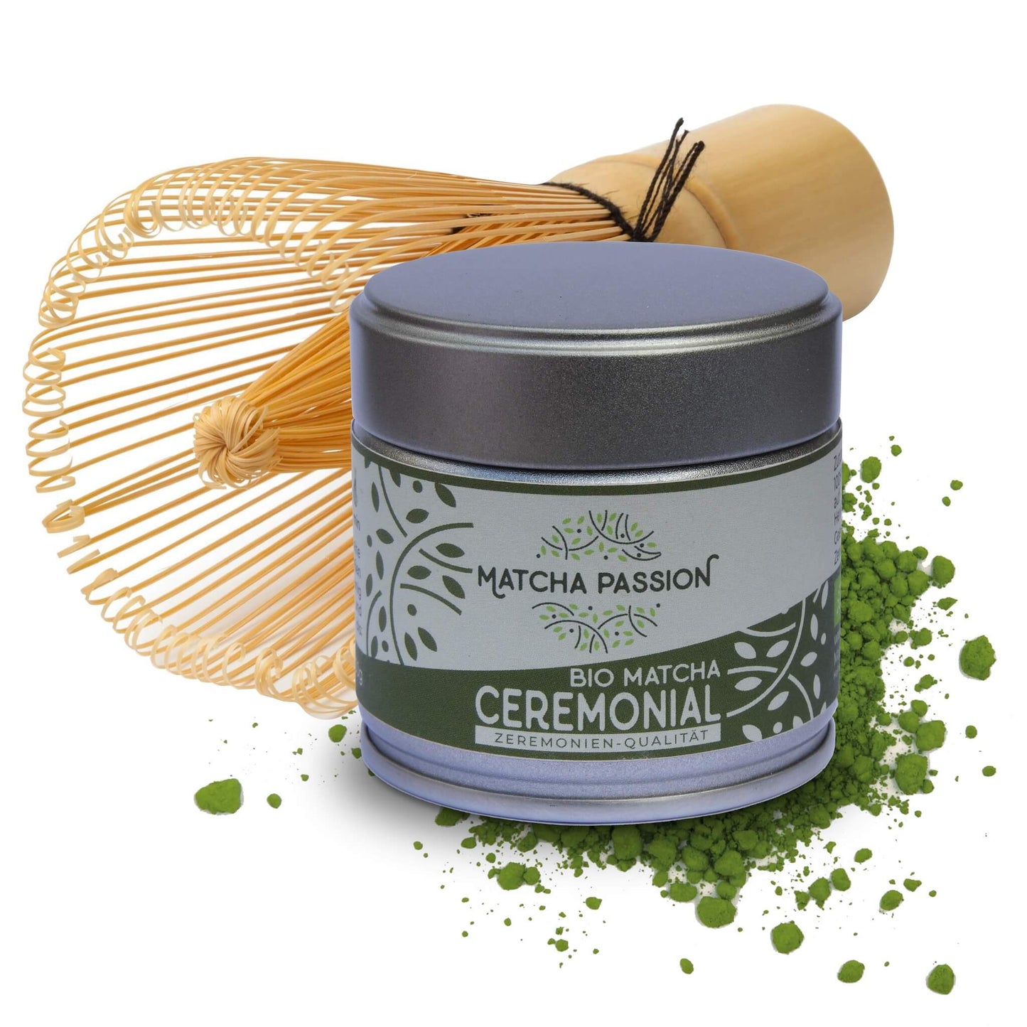 Bio Matcha Ceremonial 30g Dose und Bambusbesen Matcha Passion 13 2048x2048