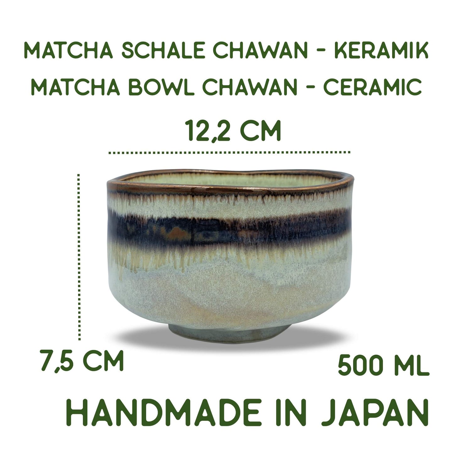 Japanische Matcha Schale Chawan Wasabi handgemacht Tee Zeremonie Zubereitung Grüntee Matcha Passion 2048x2048 09