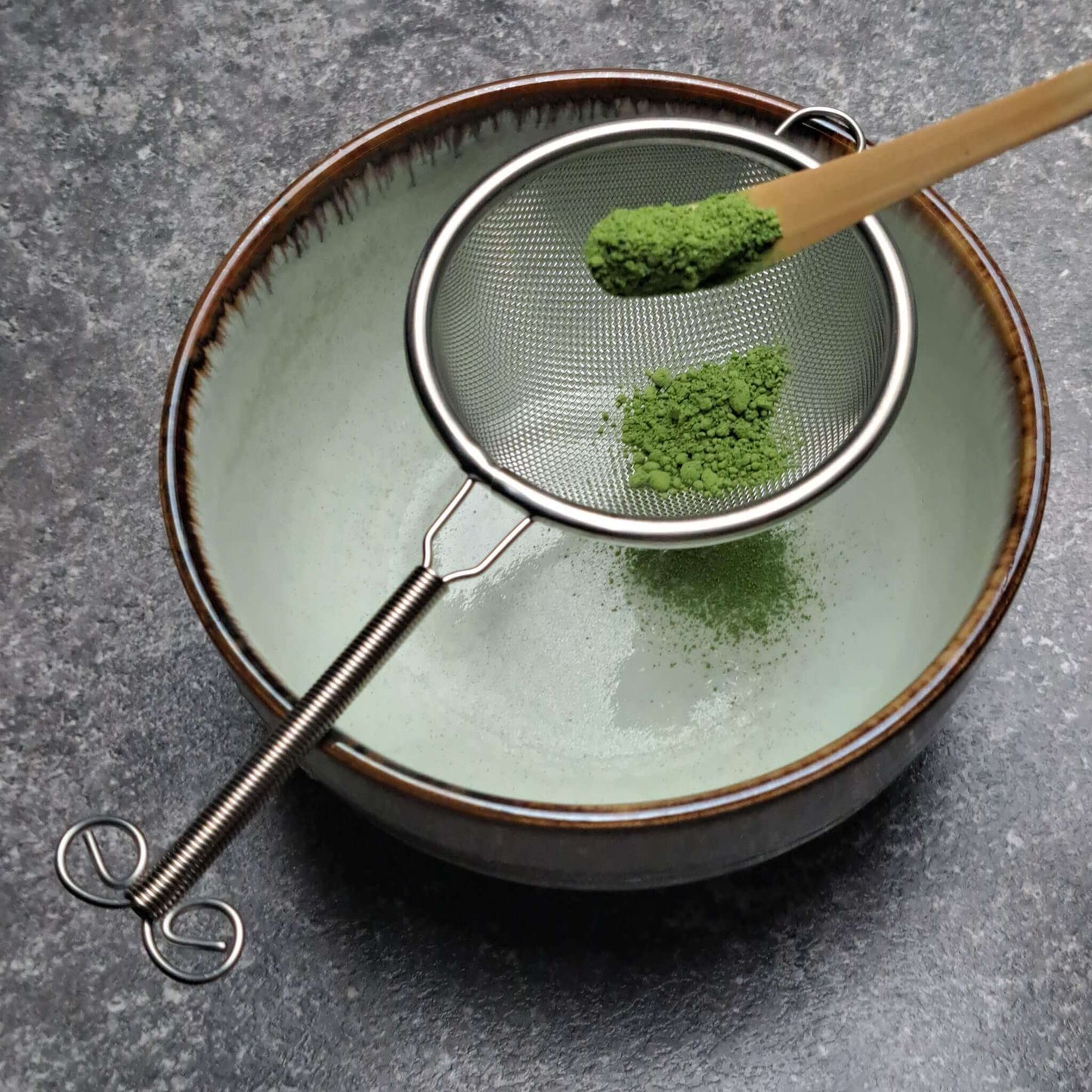 Matcha Löffel Chashaku aus weißem Bambus 2048x2048 8
