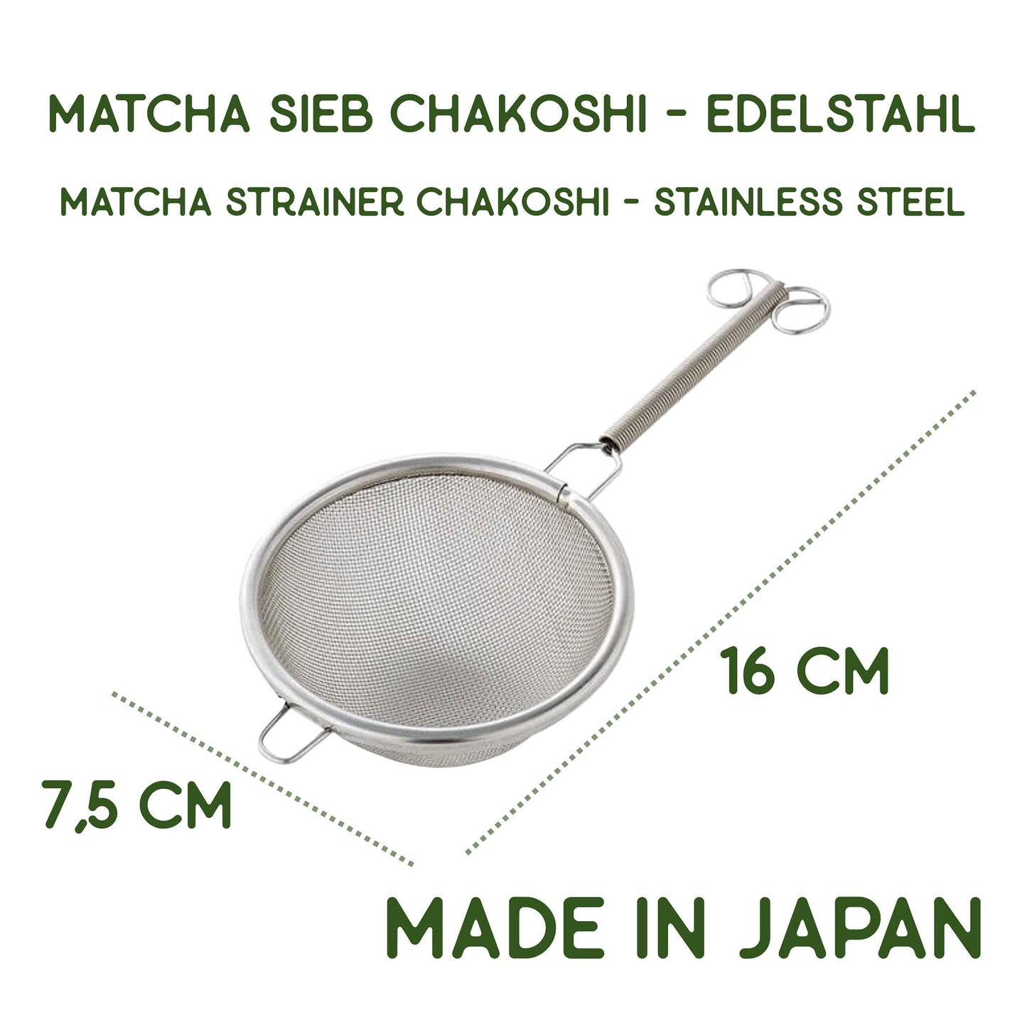 Matcha Tee Sieb Chakoshi aus Edelstahl Matcha Passion 2048x2048 3