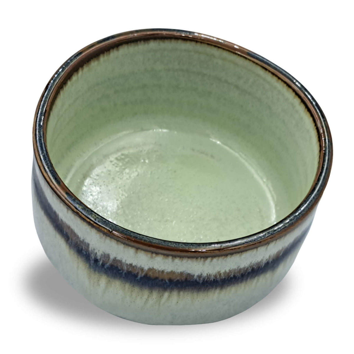 Japanische Matcha Schale Chawan Wasabi handgemacht aus Keramik – Matcha ...