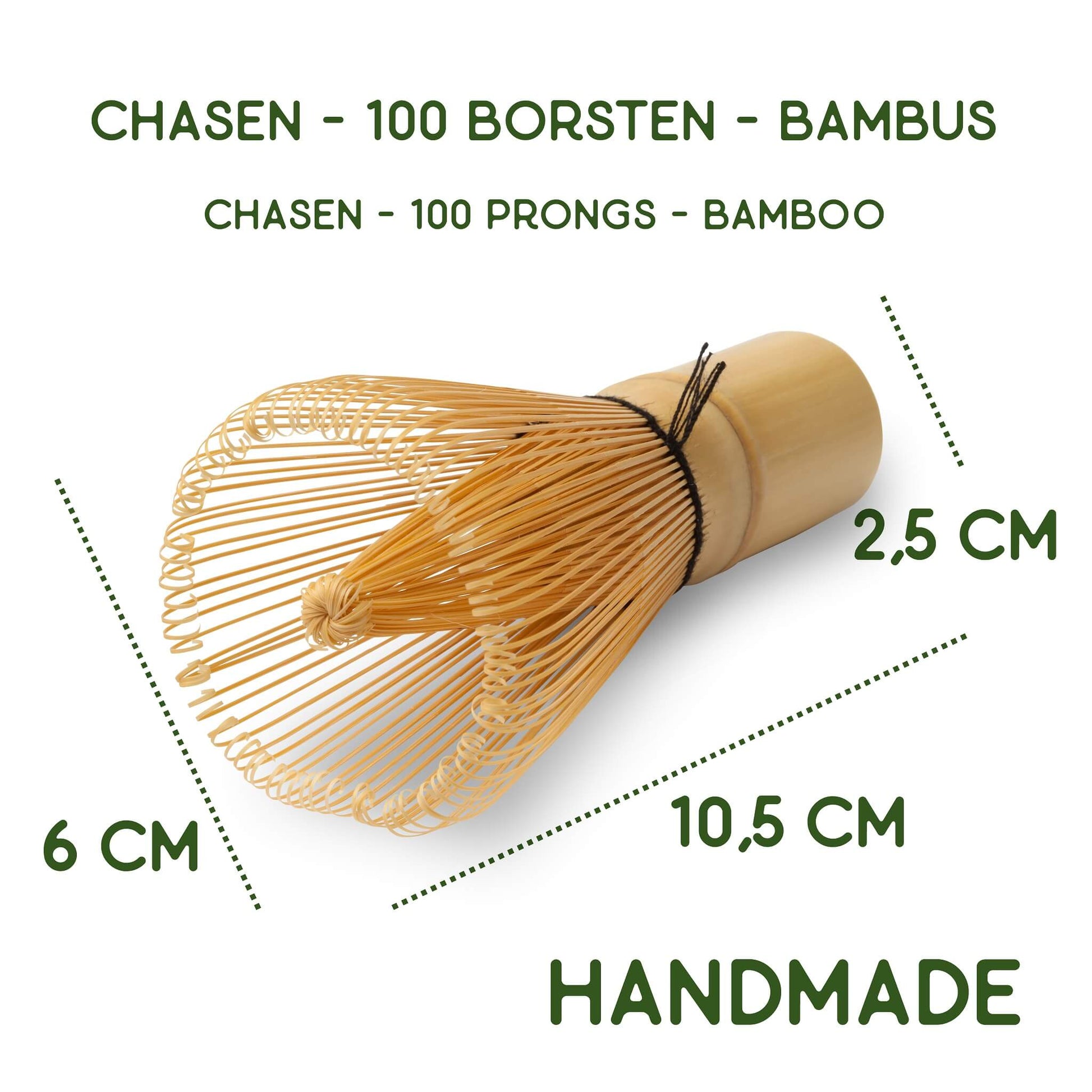 Matcha Besen Chasen aus weißem Bambus mit 100 Borsten handgemach 2048x2048 3