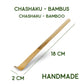 Matcha Löffel Chashaku aus weißem Bambus 2048x2048 3