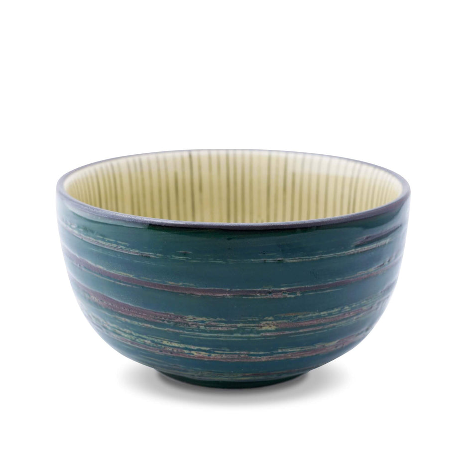 AAF Nommel®, Matcha - rijstschalen 5-delige set Japan porseleinen schaal blauw wit verschillende retro designs